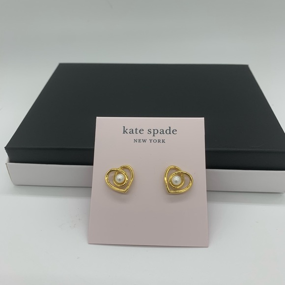 kate spade Jewelry - Kate Spade Infinite Heart Earrings